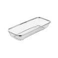 thumbnail image 1 of Binwennn Stainless Steel Dish Pan Sponge Holder for Kitchen Drying Rack over The Dishwasher Silverware Dishwasher Cutlery Silverware Stainless Steel Kitchen Cutlery Tray And Utensil Storage, 1 of 7