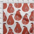 thumbnail image 2 of oneOone Tissu Velours Rouge Fruits Projets de Couture Tissu Imprimé au Mètre 58 Pouces de Large, 2 of 4