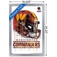 thumbnail image 2 of NFL Washington Commanders - Drip Helmet 22 Wall Poster, 14.725" x 22.375" Framed, 2 of 4