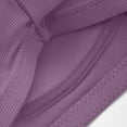 thumbnail image 3 of B91xZ Adjustable Strap Triangle Bra Comfort-Strap Wireless Full-Coverage Bra,Purple XL, 3 of 3