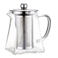 thumbnail image 1 of Glass Tea Pot Stainless Infuser Kettle Water Teapot 650ml/21.98oz, 1 of 8