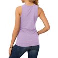 thumbnail image 4 of Débardeurs pour Femmes Mode Femmes Décontracté Sans Manches Col Rond Dames Hauts Unis Chemisiers Camisole Débardeur Femmes Chemisiers et Hauts Mode Débardeur Chemisiers pour Femmes, 4 of 7
