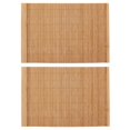 thumbnail image 1 of EIGTHTAIL Tapis de Table en Bambou Napperon Napperons de Thé Tapis Japonais Chemin de Plateau à Lattes Ensemble de Salle à Manger Place Résistant à la Chaleur Kung Lavable, 1 of 6