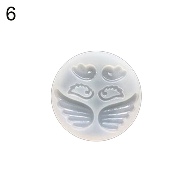 Opolski Silicone Mold Angle Wing Mirror Mould DIY Craft Jewelry Epoxy Resin Mold Tool