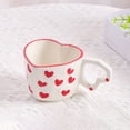 thumbnail image 2 of Valentine's Day Heart Shaped Ceramic Mug For Coffee Milk Meaningful Idea Present, 2 of 4