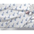 thumbnail image 3 of Soimoi Poly Georgette Fabric Leaves & Floral Block Print Fabric by Yard 42 Inch Wide, 3 of 3