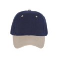 thumbnail image 2 of Two-Tone  Adjustable Baseball Cap, Navy Khaki, 2 of 2