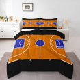 thumbnail image 1 of Erosebridal Ensembles de Literie Terrain de Basketball Double avec Couette, Insert de Couette de Jeu de Balle pour Enfants Ados, Réversible, 1 of 7