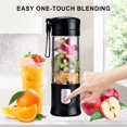 thumbnail image 4 of Chok Portable Personal Blender Cup - Type-C Rechargeable Travel Juicer -  Extractor - Automatic Mini Juicer for Moothies and Shakes Fruit Juice - 27.05 Oz  Pink, 4 of 11
