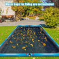 thumbnail image 3 of 16 x 26FT Pool Leaf Net Cover, Thicken Rectangle Leaf Netting for Inground and Above Ground Swimming Pools Cover with Reinforced Gromments,Winter Above Ground Pool Screen Cover, Catching Leaves, 3 of 6