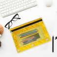 thumbnail image 4 of Dvruxg 2 Pcs Trousse à Crayons, Trousse à Crayons Trois Trous avec Fermeture Éclair Unique, Sac de Rangement de Documents en PVC Transparent, Grande Capacité Trousse à Crayons avec Fermeture Éclair, Trousse à Crayons Transparente, 4 of 5