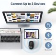 thumbnail image 2 of Souris Sans Fil Bluetooth MD165, Souris d'Ordinateur Rechargeable 2,4 G&BT à Double Mode avec Récepteur, Souris Silencieuse Compacte et Portable pour Ordinateur Portable, PC, MacBook, Windows, Android, Mac, iPad, 2 of 7