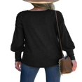 thumbnail image 4 of Stylish and Warm Women‘s Pullover with Ruched Detailing, 4 of 5