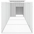 thumbnail image 3 of vidaXL Chicken Cage Grey 400x91x100 cm Galvanised Steel, 3 of 4