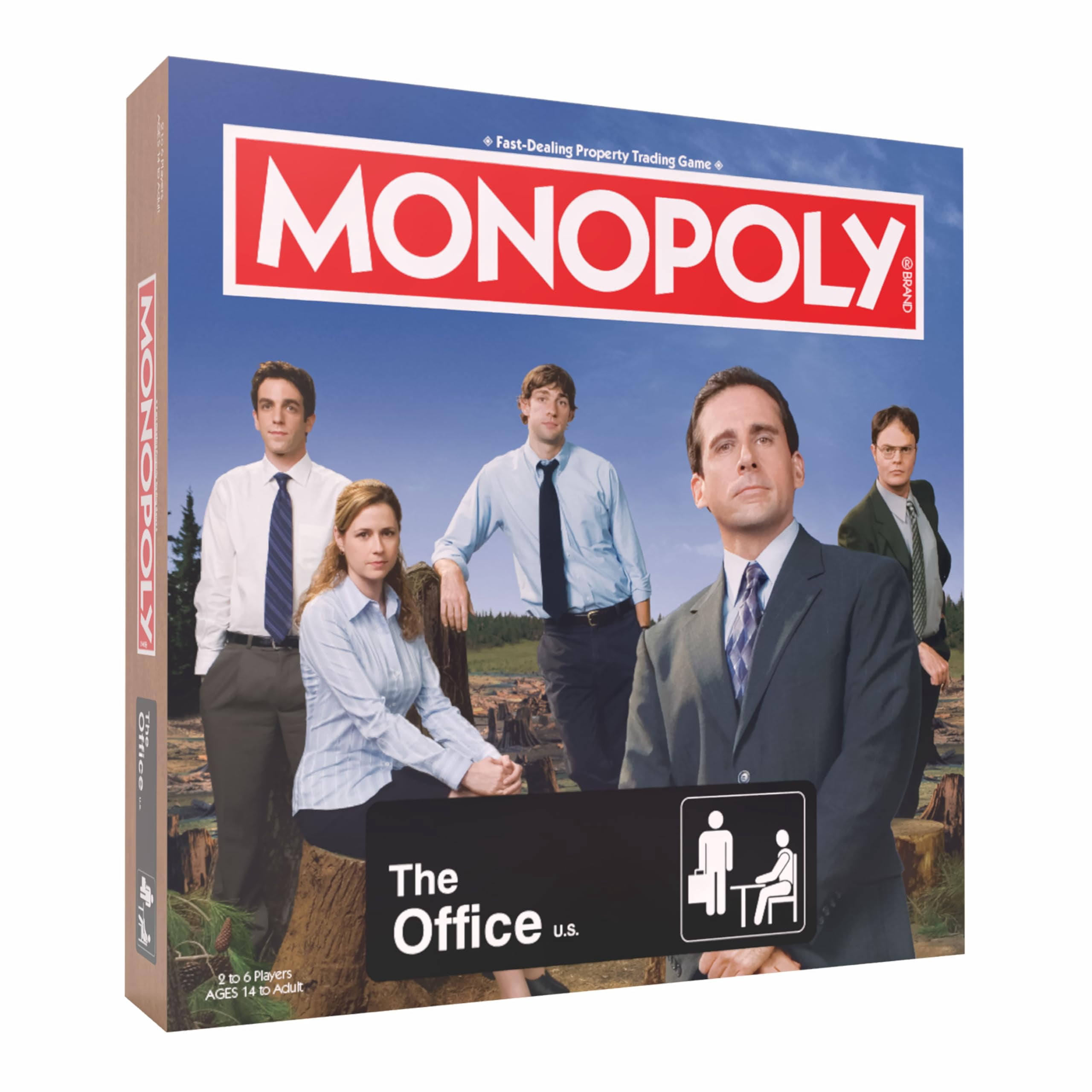 Monopoly: The Office Board Game Featuring World'S Best Boss Mug Dundee Award Box Of Paper & More Buy Sell Trade Scrantons Locations From Reception To The Conference Room Officially Licensed