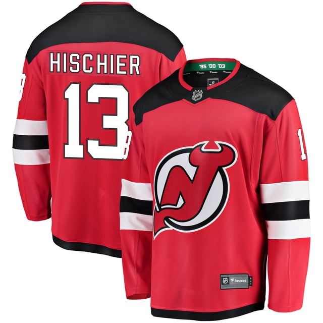 Nico Hischier New Jersey Devils NHL Fanatics Breakaway Home Jersey, Small