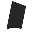 thumbnail image 2 of Elodie Pleated Temporary Shades Blinds Easy to Fit Install for Kitchen Polyester Fiber Black 60x180cm, 2 of 8