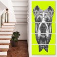 thumbnail image 1 of English Bulldog with Bow Tie - Contemporary Animal Art Canvas, 1 of 3