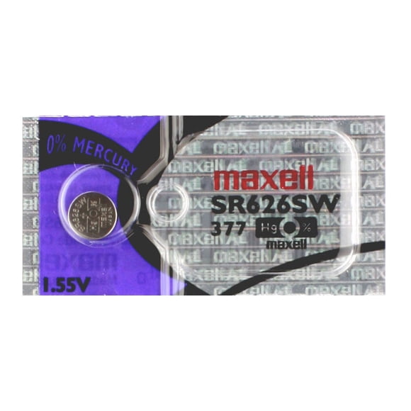 1 x Maxell 377 Watch Batteries, SR626SW or 376 Battery