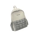 thumbnail image 1 of TIEVOSA Sac d'École pour Filles Saison Scolaire Sac d'Élève Mode à Fermeture Éclair Sac à Dos à Carreaux, 1 of 9