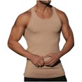 thumbnail image 3 of zfhfof Men's Workout Tank Top Ribbed Knit Sleeveless Gym Muscle T Shirts Bodybuilding Tee, 3 of 8