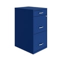 thumbnail image 1 of 18" Deep 3 Drawer Metal Organizer File Cabinet with Pencil Drawer, Classic Blue, 1 of 4