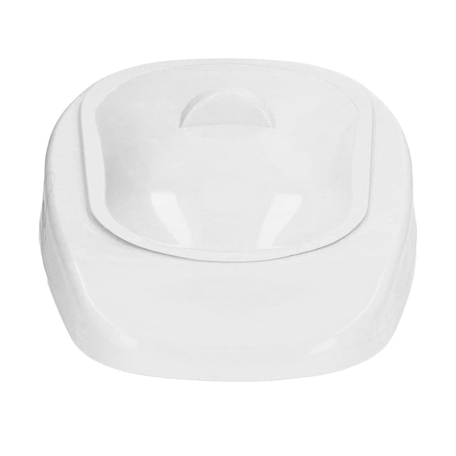 Bedpanwith Handle, PP Bedpan Portable pour la Maison avec Couvercle Efficacité Optimale