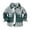 Green, variant on matoen Toddler Flannel Shirt Jacket Plaid Long Sleeve Lapel Shacket Kids Boys Girls Fall Tops
