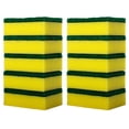 thumbnail image 1 of Fesfesfes 10Pc Double-Sided Dishwashing Sponges Sponge Block Combo for Pots Pans Non-Scratch Eraser Design with Handle Grip for Non-Coated Cookware, 1 of 5