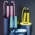 thumbnail image 2 of ziyahi Skipping Rope Jump Cable Fitness Prop Long-lasting Interesting Resilience Convenience Multicolored Sporting Equipment Blue, 2 of 5