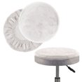 thumbnail image 2 of stanreset 1/2/3 2X Stool Cover Bar Supplies Dustproof Handily Install Party Accessories Multipurpose Exquisite Extendable Gear White L 1 Pc, 2 of 6