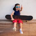 thumbnail image 2 of MasteelfCA 1pc Four-wheel Skateboard Stickers Longboard Waterproof Frosted Stickers, 2 of 7