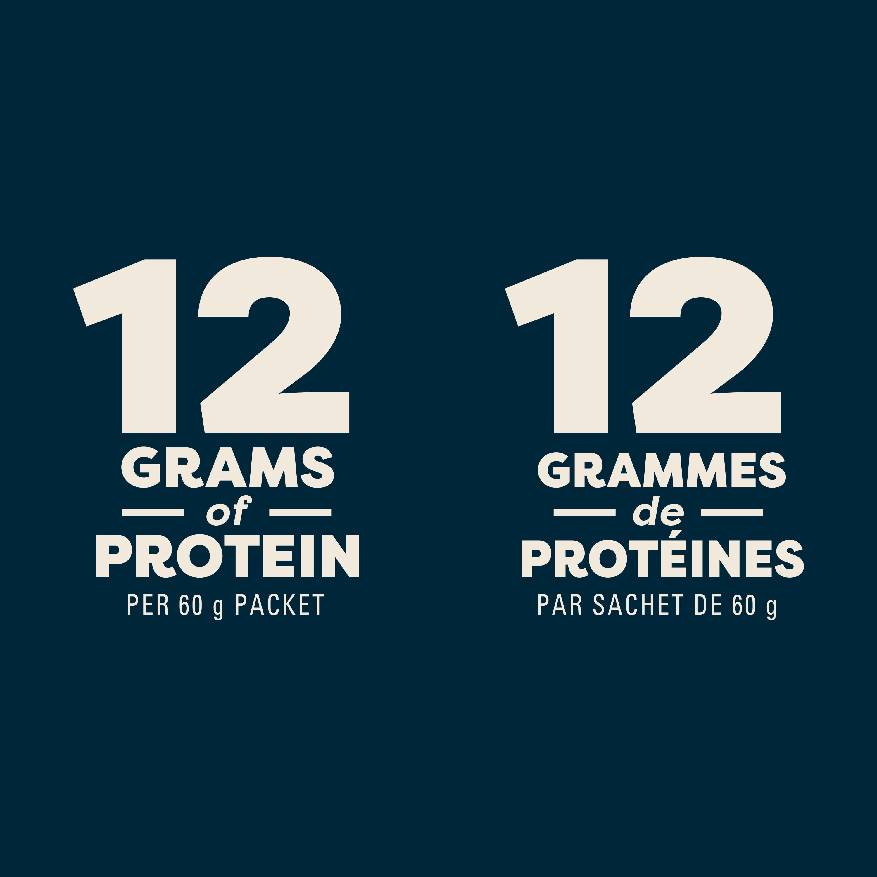 Gruau instantane Quaker Protein+ a l'erable et a la cassonade