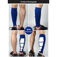 thumbnail image 4 of Football Sport Cycling Shin Guard Calf Sleeve Compression Leg Warmers, 4 of 5