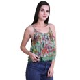 thumbnail image 2 of Moomaya Camisole Courte à Bretelles Spaghetti Imprimée pour Femmes, Hauts d'Été, 2 of 5