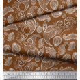 thumbnail image 3 of Soimoi Silk Fabric Paisley Block Print Fabric by Yard 42 Inch Wide, 3 of 3
