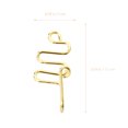thumbnail image 2 of 10 Pcs Anneaux de Nez en Acier Inoxydable Faux Clous de Nez Bijoux Sans Perçage, 2 of 8