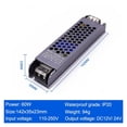 thumbnail image 2 of Transformer 60W 100W 200W 300W 400W 500W LED Driver Power Supply Super Thin A/D Converter For LED Strip Light Bulb, 2 of 8