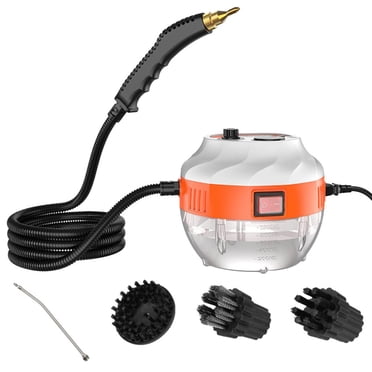 1500W High-Pressure Steam Cleaner with 6-Speed Settings, 3 Attachments for Kitchen Grease, Grout, and Upholstery, 1-Hour Continuous Use, Portable Home Deep Cleaning System