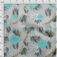 thumbnail image 4 of oneOone Cotton Flex Light Gray Fabric Florals Craft Projects Decor Fabric Printed By The Yard 40 Inch Wide, 4 of 4