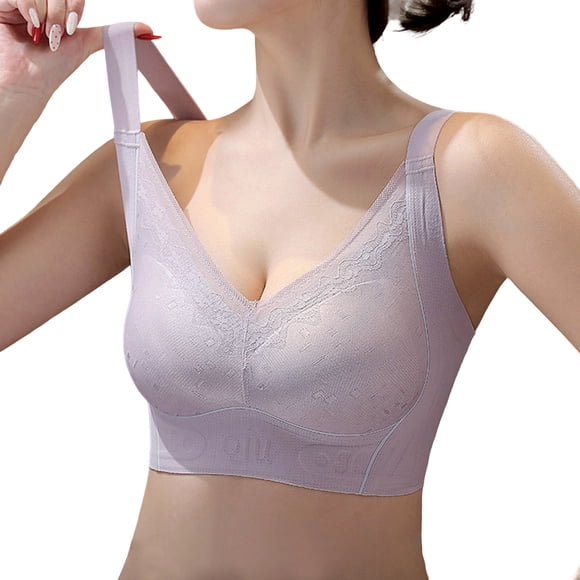Full Coverage Seamless Tee Bra with Side Support and Wide Band Lift for Everyday Comfort and Shape
