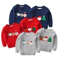 thumbnail image 3 of QUDDERR Chandails pour Enfants Garçons Filles 1-6 Ans Bébé Tricot de Noël Chandail Automne Hiver Col Rond pour Tout-Petit, 3 of 9