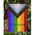 thumbnail image 3 of Carolines Treasures  CK7990GF Gay Pride Progress Pride All are Welcome Flag Gard, 3 of 3