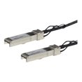 thumbnail image 1 of StarTech.com Cisco SFP-H10GB-CU0-5M Compatible 0.5m 10G SFP+ à SFP+ Câble d'Attache Direct Twinax, 10GbE SFP+ Cuivre DAC 10Gbps Module Émetteur-Récepteur Passif Basse Consommation DAC Firepower ASR9000 - Garantie à Vie (SFPH10GBC05M) - Câble d'Attache Direct 10G - SFP+ Verrouillé à SFP+ Loquet - 1.6-Filed SPF - SPFFx32 - Noir, 1 of 4