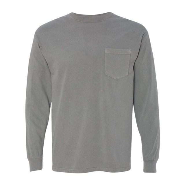 Comfort Colors T-Shirt à Manches Longues pour Adulte avec Poche