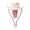 Rose, variante sur Bouchon de Bouteille de Vin en Silicone Motif Chapeau de Cowboy 3,54 Po x 2,36 Po x 2,36 Po pour Bouteilles de Vin Standard