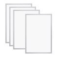 thumbnail image 1 of Unique Bargains A3 Magnetic Sign Holder, 4 Pack Magnetic Display Frame Self-Adhesive Picture Frame for Refrigerator, Silvery, 1 of 7