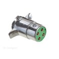 thumbnail image 2 of RV Designer Adaptateur de Connecteur de Câblage de Remorque P409 4 Voies Rond; Chromé; Extrémité de Remorque; Simple, 2 of 4
