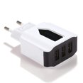 thumbnail image 1 of EU Plug Triple USB Port Wall Home Travel AC Power Charger Adapter, 1 of 2