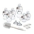 thumbnail image 1 of Tommee Tippee Natural Start Grow with Baby Bottle Set, 5oz, 9oz & 11oz Baby Bottles, Slow, Medium & Thicker Flow Breast-Like Nipples with Anti-Colic Valves, Removable Bottle Handles, Self-Sterilizing, 1 of 6